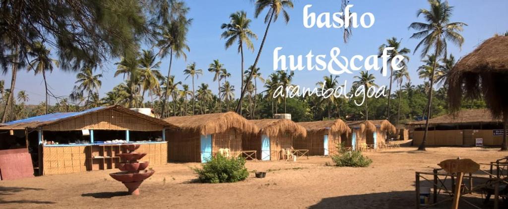 Basho huts and cafe